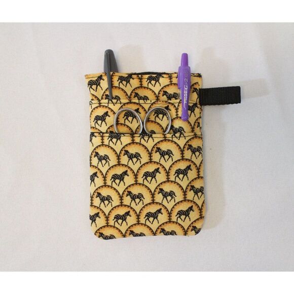 Zebra Scrub POCKET Insert, Organizer & Protector for Nurses, Doctors - Picture 3 of 5